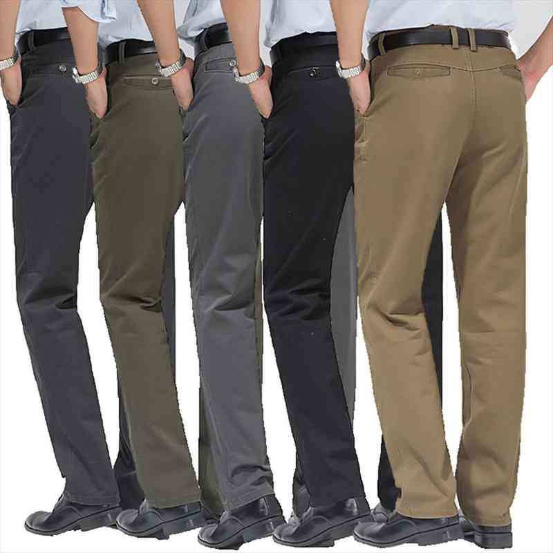 

man long straight casual women pant trousers pure cotton suit summer thin loose fit color home clothing bottom, Black