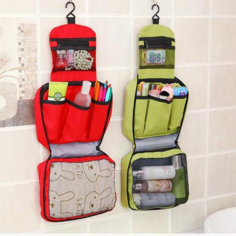 

Duffel Bags Large Capacity Multicolors Hanging Cosmetic Travel Wash Men Women Nylon Organizers Flodable Waterproof FVC Stocking, Green cosmetic bag