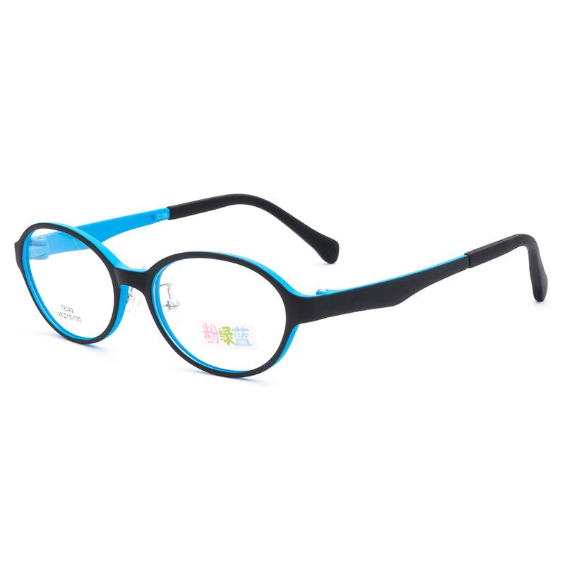 

Fashion Sunglasses Frames Children's Glasses Frame Men And Women Tr Round Matte Texture Myopia Amblyopia Hyperopia Comfort 049