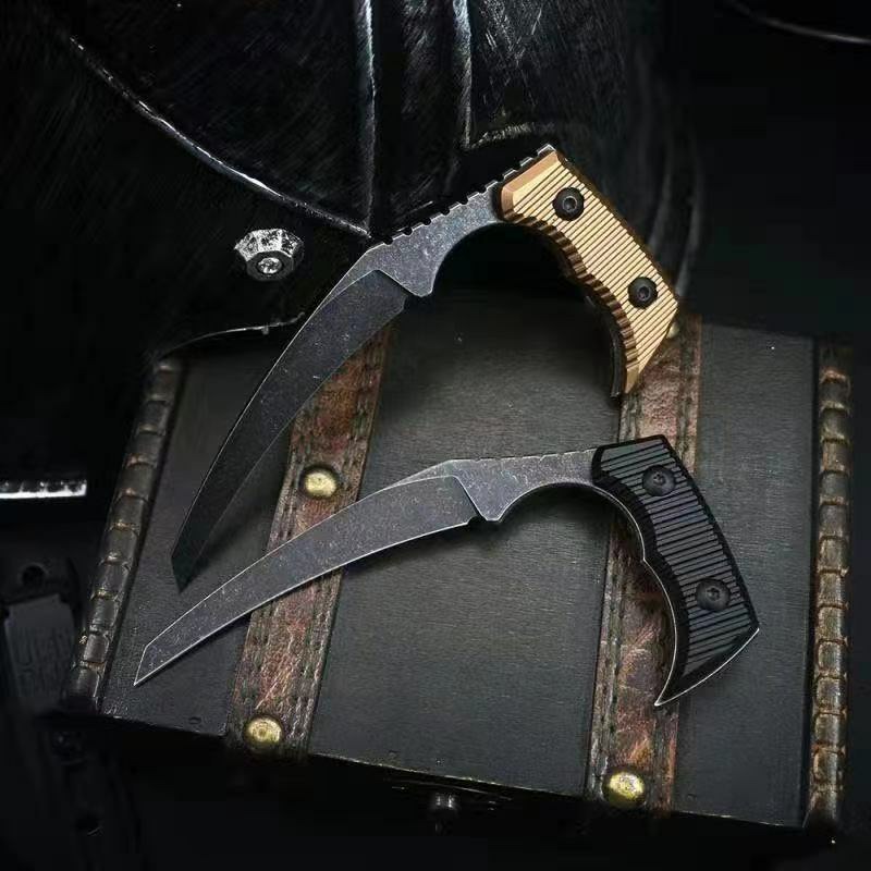 

New Arrival China Manufacture Karambit Claw Knife D2 Satin Blade G10 Handle Outdoor Camping Hiking Survival Tacticak Knives