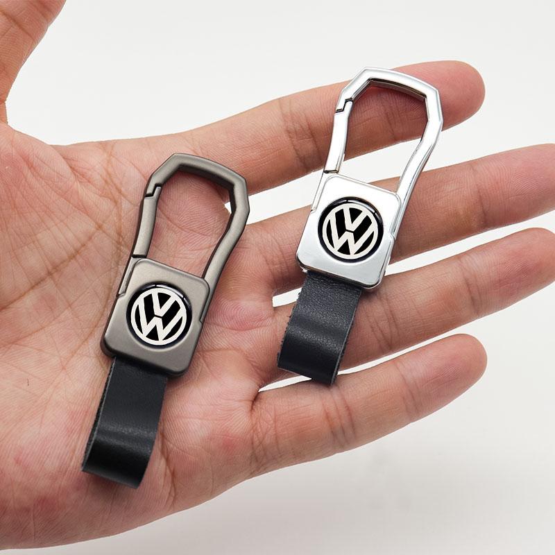 Keychains portez des porte-clés de voiture en cuir, produit à la mode en alliage de zinc en alliage de zinc adapté aux voitures VW