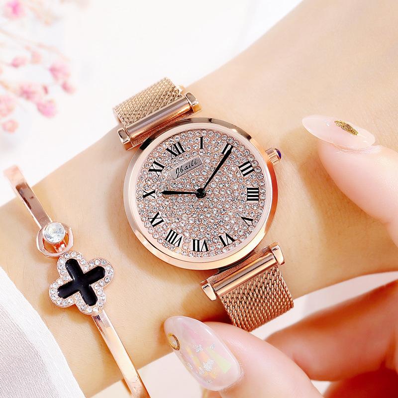

Wristwatches 2021 Watches Women Quartz Watch Stars Digital Diamond Fashion Ladies Christmas Gold Luxury