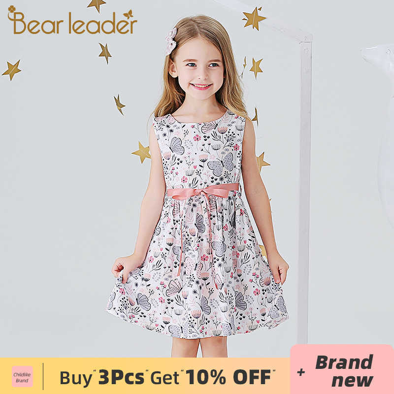 

Bear Leader Girl Princess Dress Summer Kids Flowers Dress Floral Sweet Party Outfit Butterfly Costume Children Clothing 210708, Ah285 dark blue