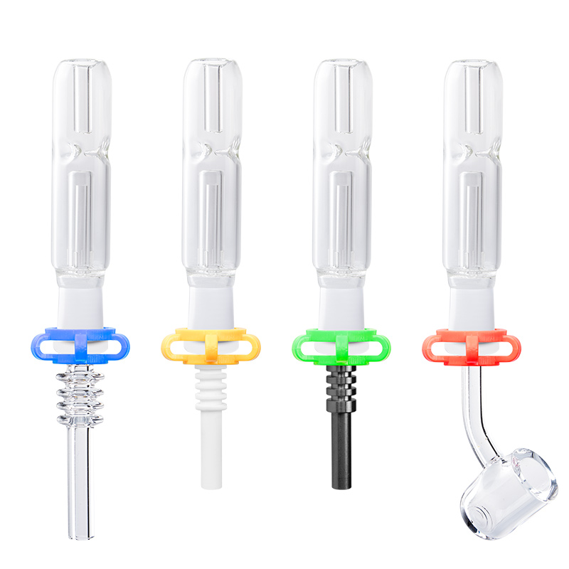 Headshop999 CSYC NC007 Hookah Smoking Pipes 10mm 14mm Titanium Quartz Banger Nail Clip Oil Rigs Concentrate Glass Bongs-image-396339111