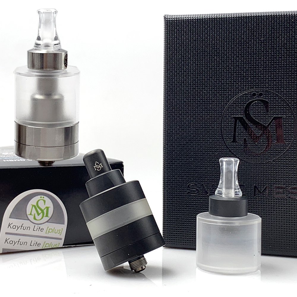 

Kayfun Lite Plus RTA Atomizer 2021 MTL Airflow Rebuildable 316SS 22mm 24mm Bottom Filling Single Coil Building Tank