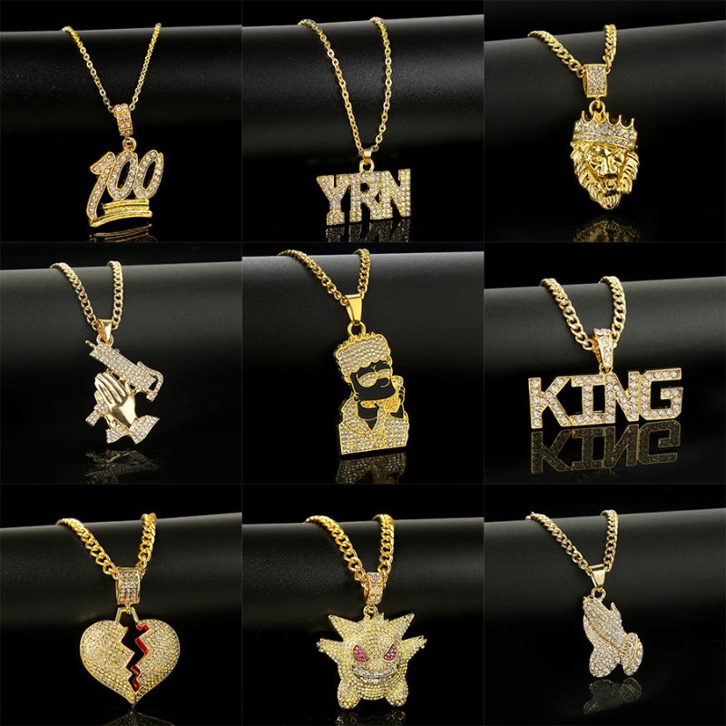 

Bling Savage Letter Necklace & Pendant Shiny Out Link Chain With Tennis Choker Hip Hop Jewelry Chains, Silver