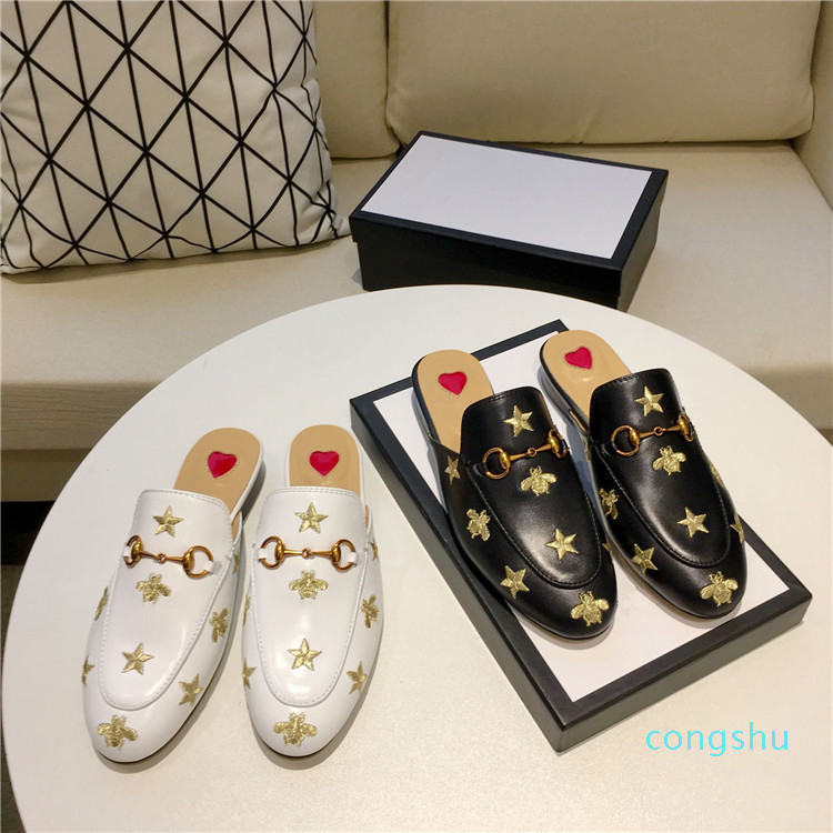 

Top quality designer Women Men Mules Slipper Genuine leather Velvet Canvas loafers slides Casual Luxury slippers horsebit buckle EUR34-46, Blue velvet