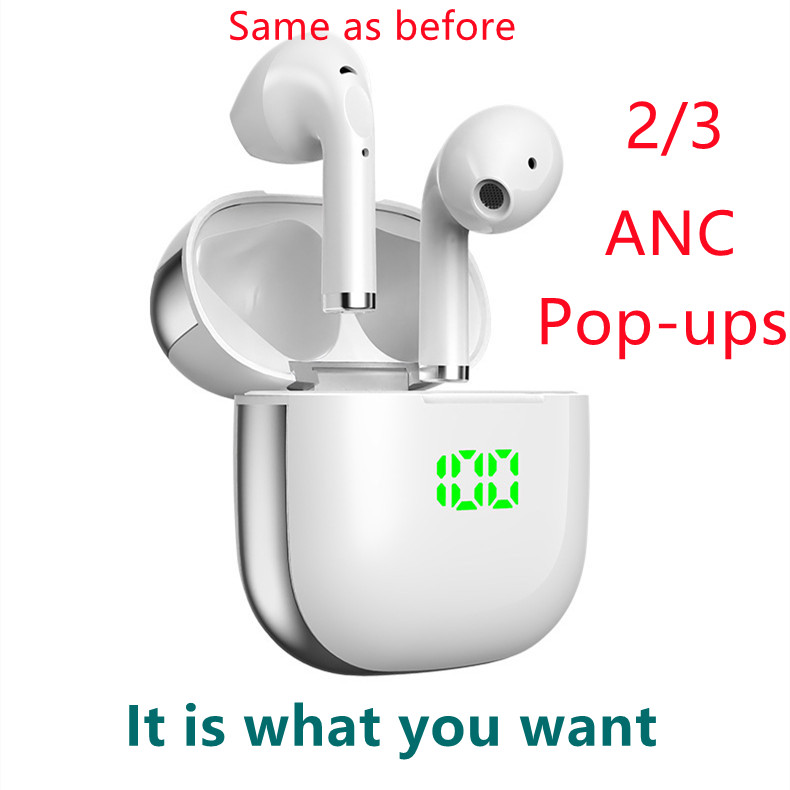 

Bluetooth Cell Phone Earphones White headset earplugs 2/3 earphone in-ear Sports Wireless Headphones Christmas Touchable earplugs With pop-up window Accessories sa, A 2