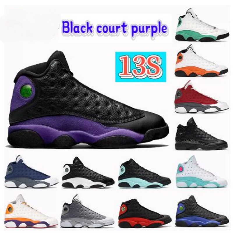 

2022 man sport 13 13s men Basketball Shoes red flint starfish lucky green black court purple obsidian Gold glitter hyper royal women sneakers mens trainers, # 29