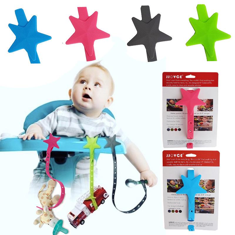

Stroller Parts & Accessories Non-toxic Baby Pacifier Chain Strap Silicone Hook Toy Holder For Infant Toddler