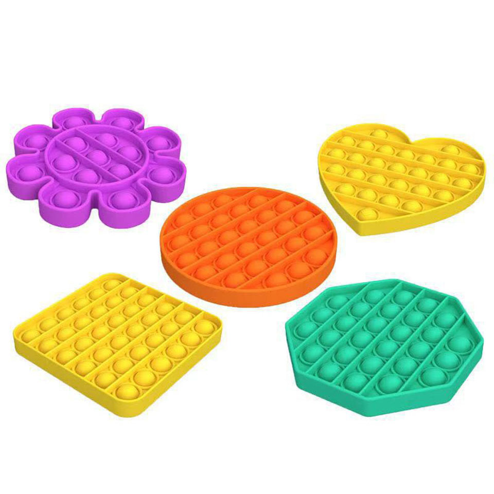 

Push Pop It Fidget Toy Decompression Bubble Sensory Autism Special Needs Anxiety Stress Reliever for Students Novelty