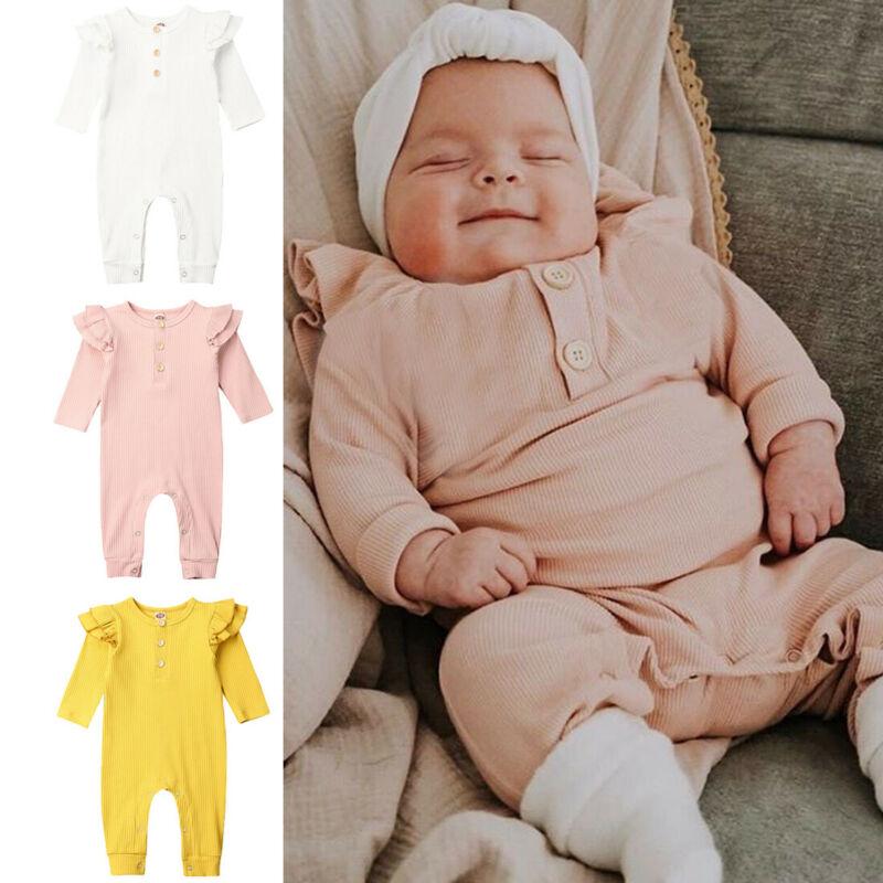 

Jumpsuits UK Born Kid Baby Girl Boy Autumn Clothes Set Knitted Romper Jumpsuit Outfits, Blue