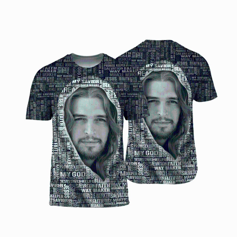 

God Jesus 3D All Over Printed T-shirts For Men/women Design Vintage Streetwear Tshirt Oversized 5XL 6XL Boy Clothes Men's, 24