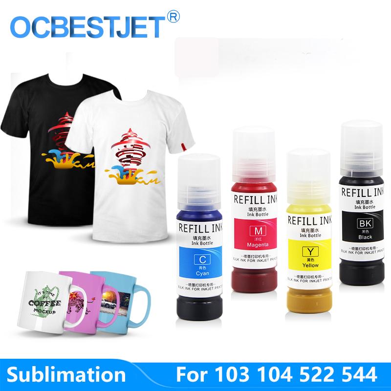

Sublimation Ink For EcoTank L3100 L3110 3150 L3151 L3156 L3160 L5190 ET-2700 ET-2720 ET-2750 ET-2760 ET-3700 ET-4700 Refill Kits