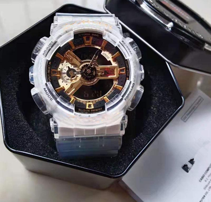 

2021 Mens Fashion sport shock Watch All functions work g digital Watches Men Dual Display LED Quartz Wristwatches, 07