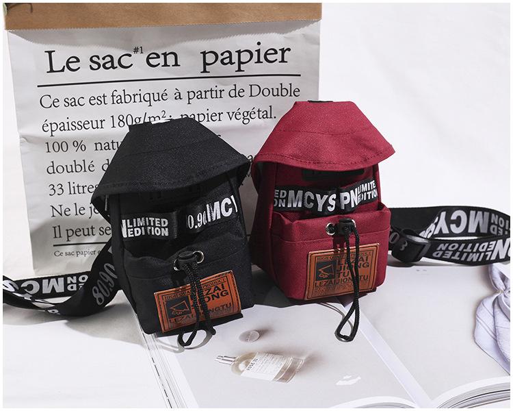 

Waist Bags Brand Men Canvas Sport Chest Bicycle Mini Crossbody Women Lock Bolsas Shoulder Handbags Messenger, Black