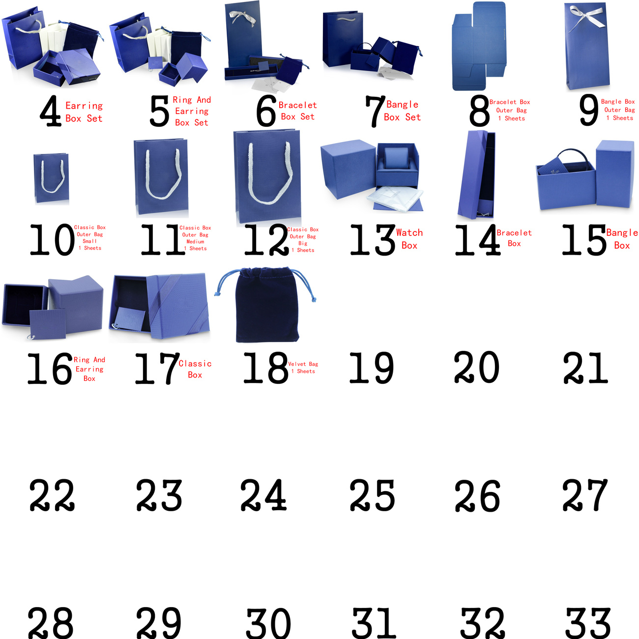 

Swa Original Classic Bracelet Ring Earrings Jewelry Protective Box Set Decoration Bag Gift Box Tote Bag Wiping Fashion