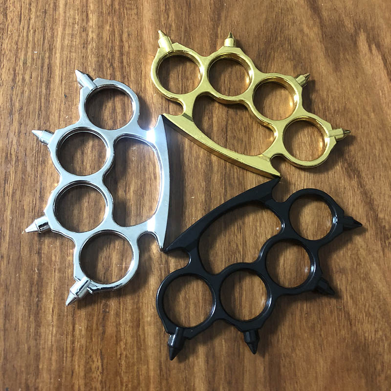 

Cast Steel Knuckle Duster Ring Self Defense Tactical Survival Knuckles Personal Security Martial Arts Iron Clasp Finger Tiger Safety Bracele