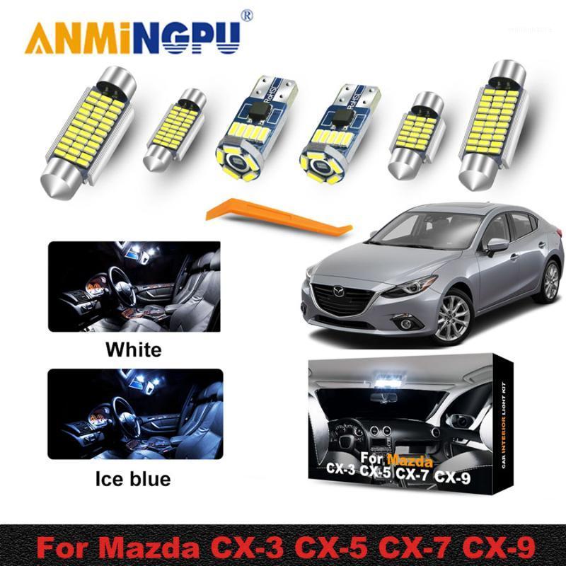 

Emergency Lights Vehicle LED Interior Lighting Canbus For CX-3 CX-5 CX-7 CX-9 CX3 CX5 CX7 CX9 Dome Map Light Glove Box Accessories