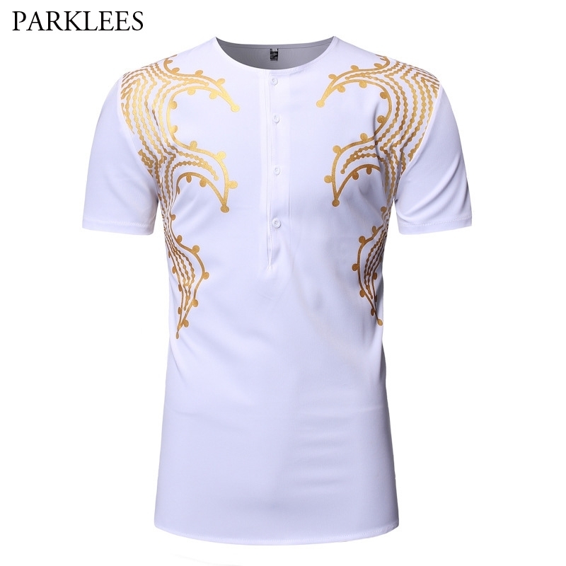 

White African Dashiki T Shirt Men Summer Short Sleeve Tshirt Men Streetwear Casual African Clothing Camisetas Hombre 210524, Black
