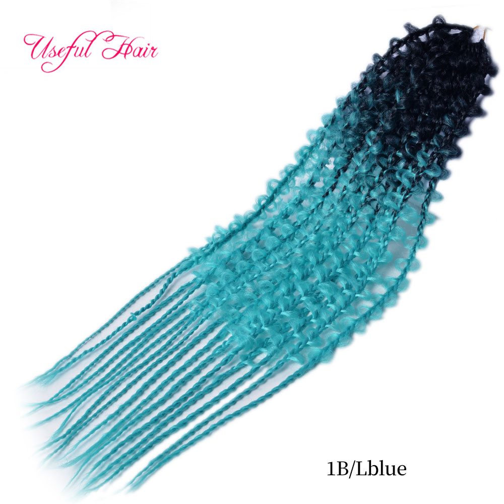 3s Box Braids Hair 24 Inches Braid Crochet Hair Boho Butterfly Faux Locs Braids Meche Cheveux A Tresser Goddess Crochet Braids-image-736893634