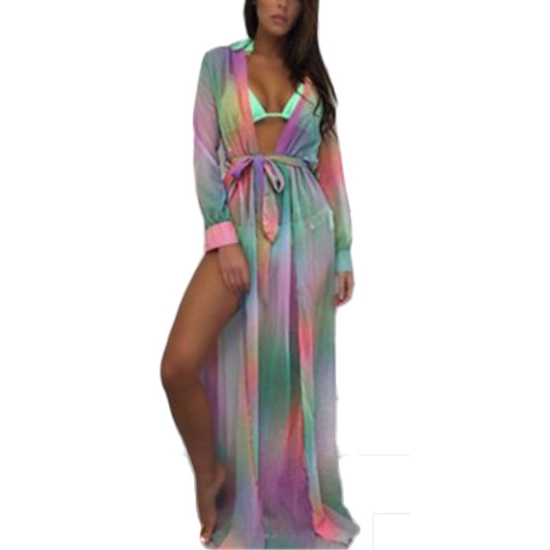 

Women's Swimwear Sexy Beach Cover Up Women Dress Tunic Pareos Ladies Kaftan Robe Cover-up Woman Wear Swimsuit, Orange