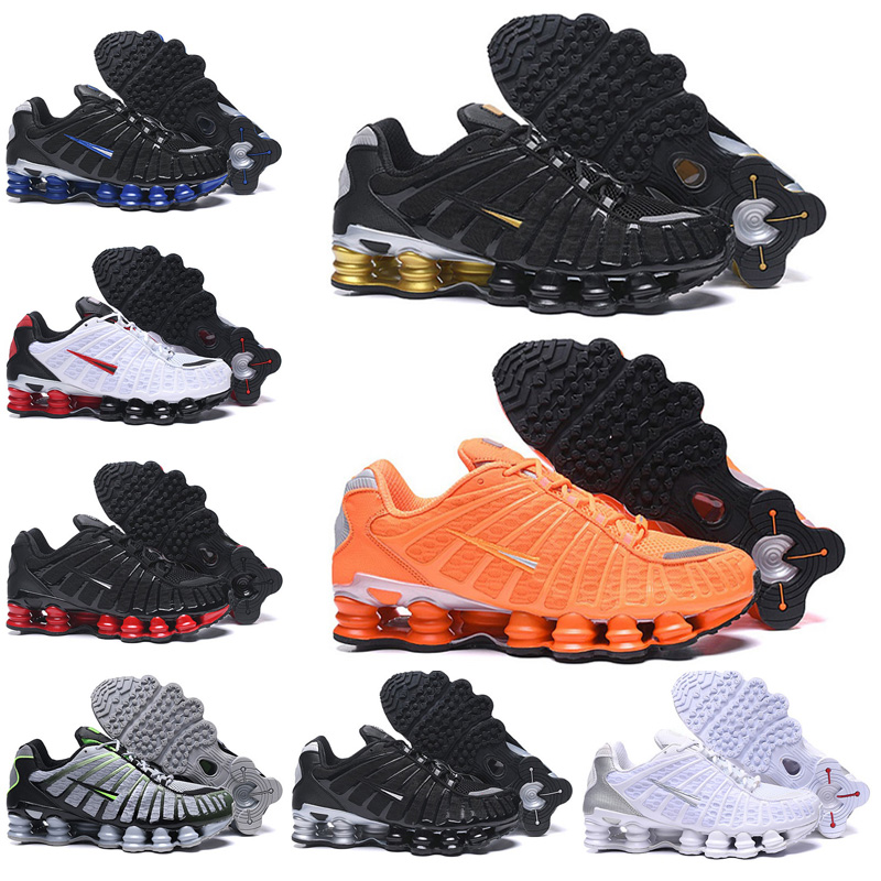 

Shox Tl R4 men women shoes triple white Silver Sunrise Speed Red Viotech mens womens trainers sports sneakers 40-45, Color 8