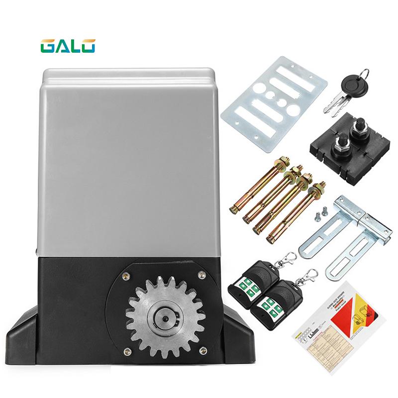 

Fingerprint Access Control AC220V Electric Remote Sliding Door Machine Flat Motor Villa Gate Opener Optional