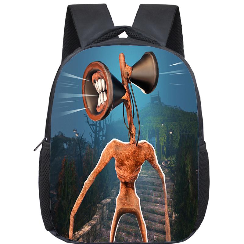 

Backpack Siren Head Kindergarten Kids Mochila Boys Girls School Bag Bookbags Beautiful Pattern Rucksack Bagpack, 32-penbag