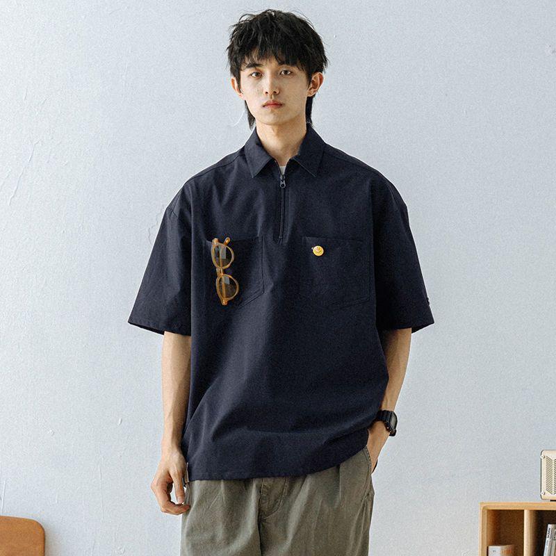 

Men's T-Shirts Oversized T-shirt Women T Shirt For Men Japanese Casual Short-sleeved Loose Double Pockets Goth Punk Clothes Grunge Shirts Te, Black