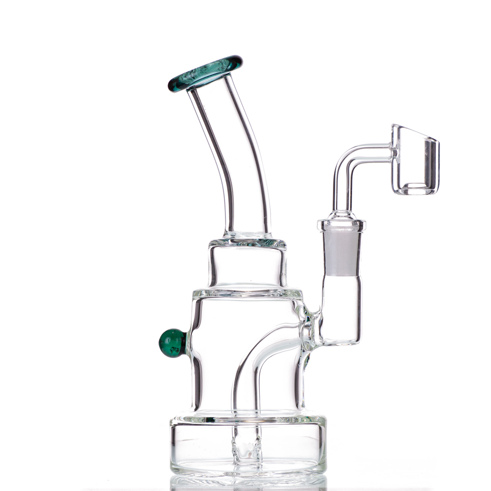 

Glass Hookah Bong Dab Rig Smoke Pipe 6.7 Inch With 14mm Joint Quartz Banger Or Bowl