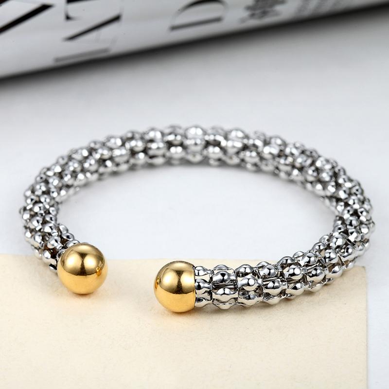 

Bangle Fashion Punky Style Women Hollow Scaly Bracelet Stainless Steel Cuff Bangles For Love Bracelets Wholesale