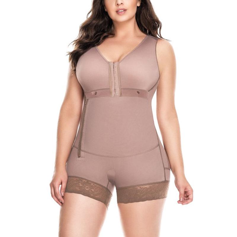 

Women' Shapers Full Body Shapewear Skims Tummy Control Postpartum BBL BuLifter Shaper With Bra Women Underwear Fajas Colombianas, Beige