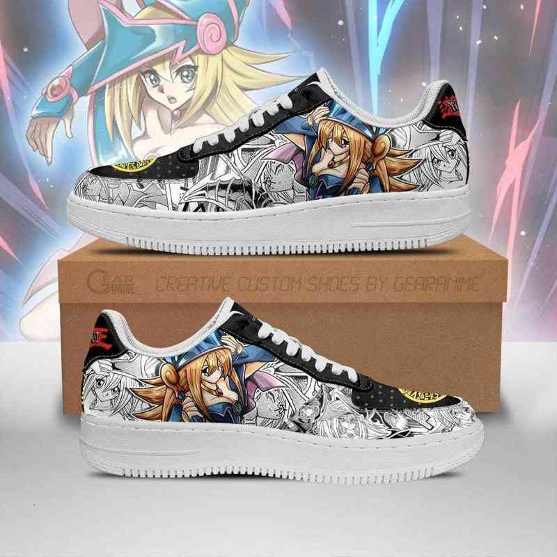 

Diy Anime Shoes Yugioh Dark Magician Girl Sneakers Yu Gi Oh Casual Running Sport Walking Lightweight Tennis, Others