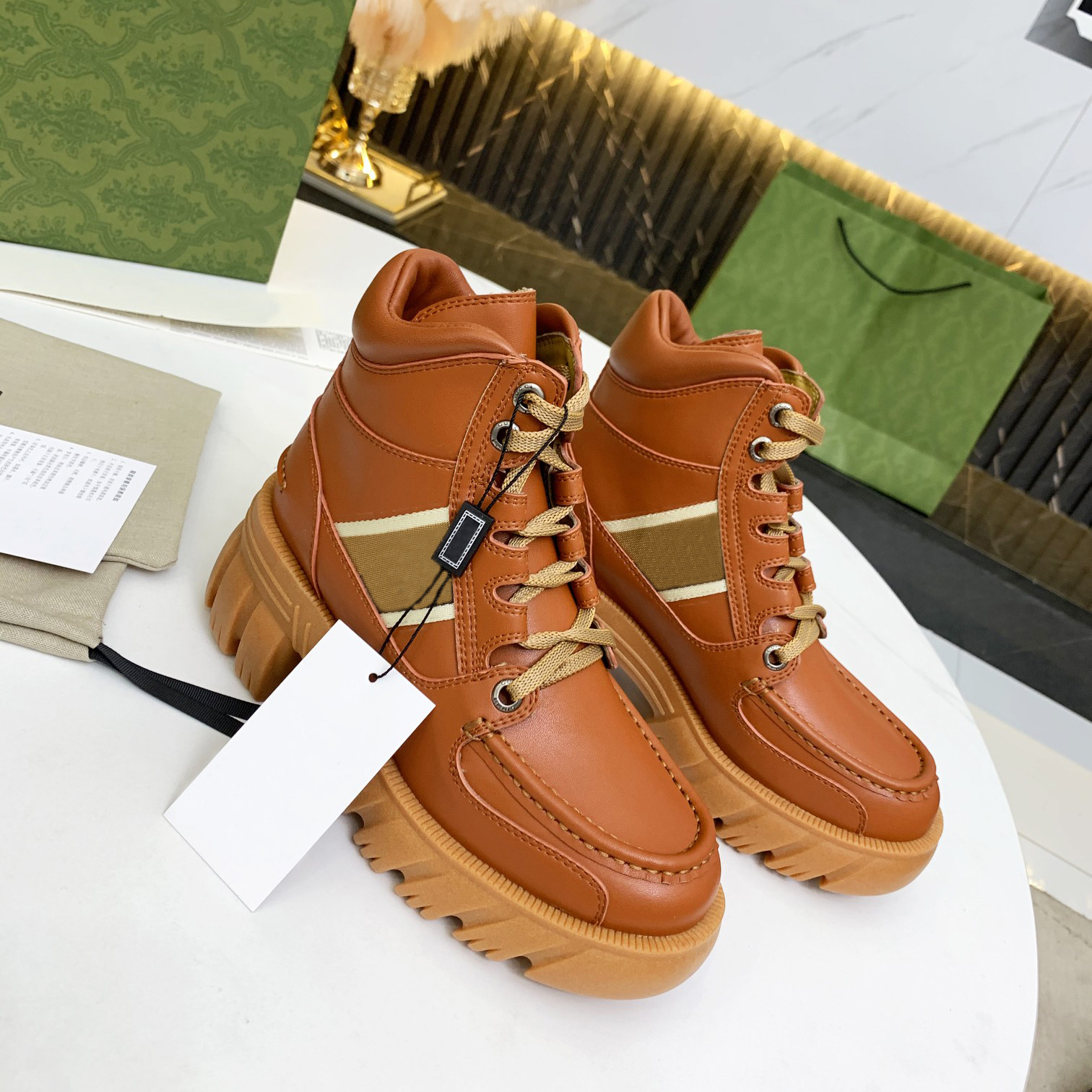 

Women MEN Interlocking Double G Jacquard Striped Ankles Boots Fashion Winter Thick sole Embroidered Print Ankle Boot Designer Ladies Long Socks Booty size 35-45
