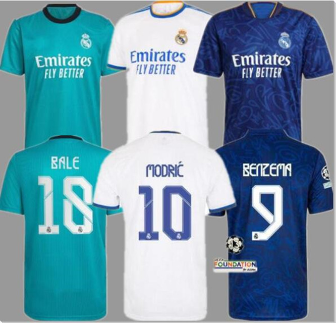 

Real Madrid Jerseys 21 22 BENZEMA Soccer Jersey MODRIC Fans Player Version HAZARD ASENSIO CASEMIRO VINICIUS JR. Football Shirt Mens