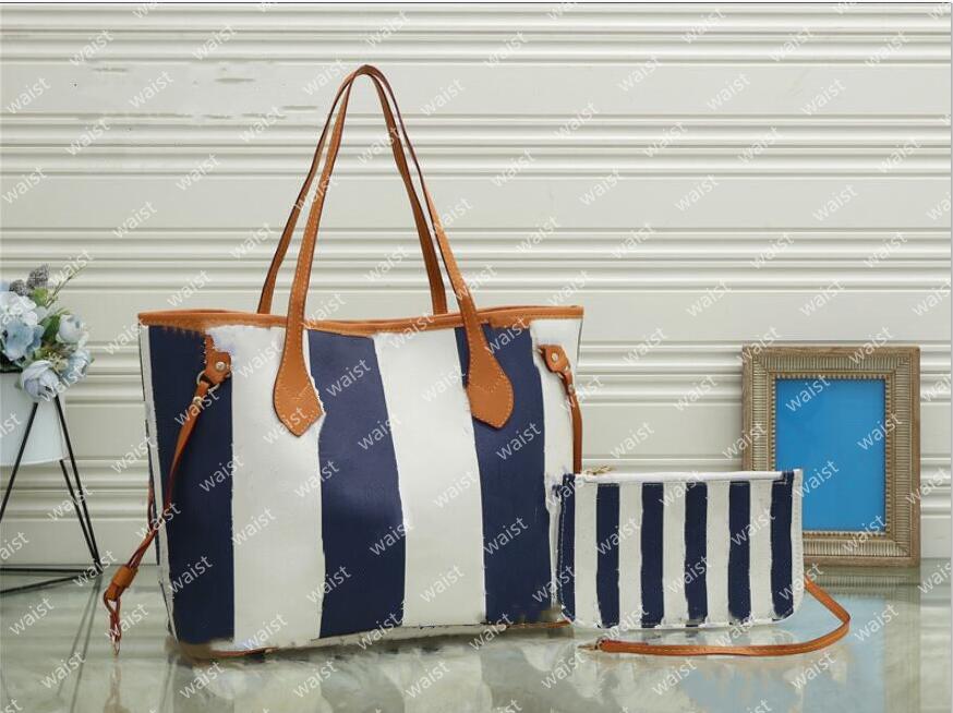 

2021 fashion print two-piece shoulder bag designer handbags Ladies handbag women shop bags with wallet