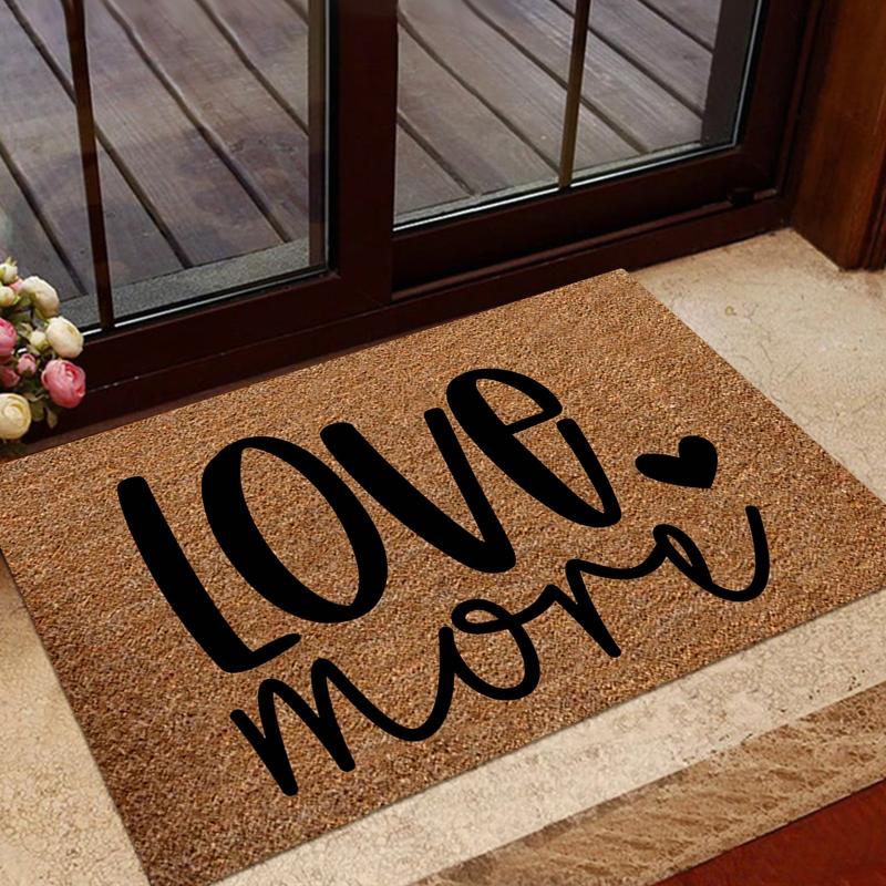 

Carpets Valentine's Day Carpet Decoration Entrance Doormat Bathroom Welcome Floor Mat Rug Kitchen Holiday Home Gift Decor