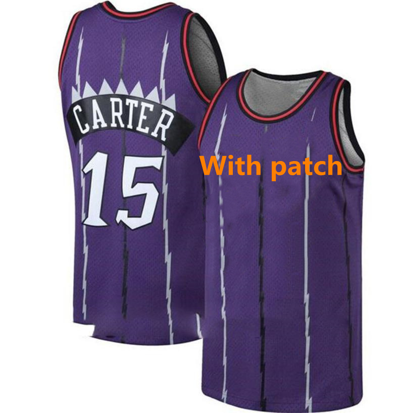 

2021 Vince Carter 15 Toronto Raptors Basketball Jerseys, Black;red