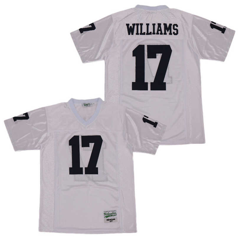 

High School Football 17 Doug Williams Northeast Jersey Men Away Color White Breathable Embroidery And Sewing Pure Cotton High Quality