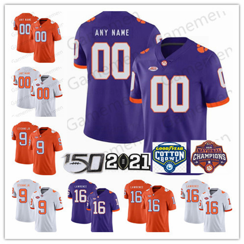 

Ncaa Clemson Tigers jersey Football stitched personalized any nume number mens women youth, Black