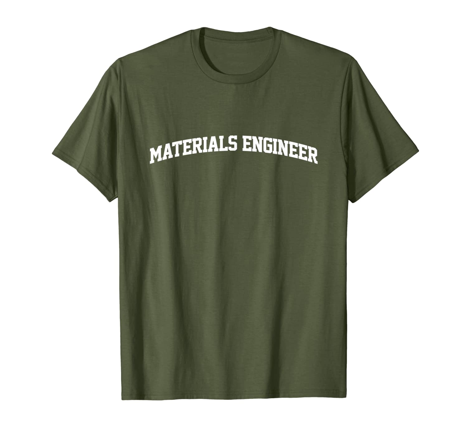 

materials engineer vintage retro job uniform arch funny t-shirt, White;black