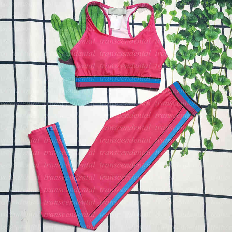 Active Gym Set Swimsuits With Pads Bikini Bra Set Women Fashion Swimwear 4 Size Swimsuit Long Pant Bathing Suits Sexy For Yoga Sport Fit Outfit Workout