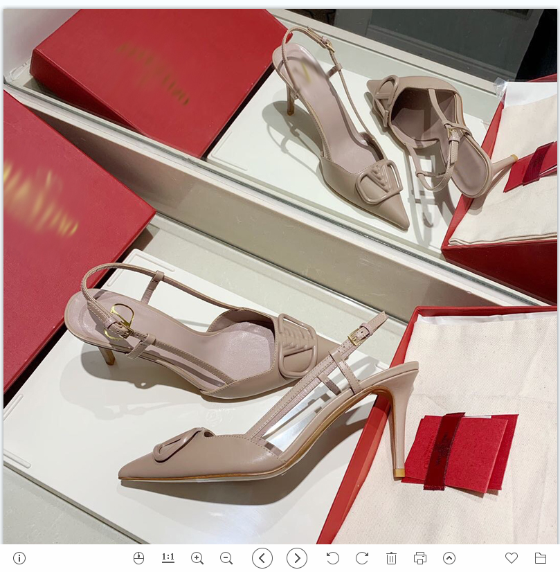 

2021 Good Quality Fashion Women Luxurys Designers Shoes Designer Sandals Womens Luxury High Heels Sandal Dress Shoess With Box Size 35-41 -G393, Pink