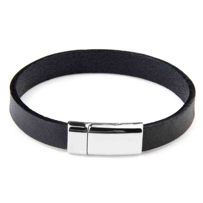 

Chanfar Genuine Leather Retro Bracelet Black and Brown with Magnetic Clasp Wrap for Men Women Jewelry