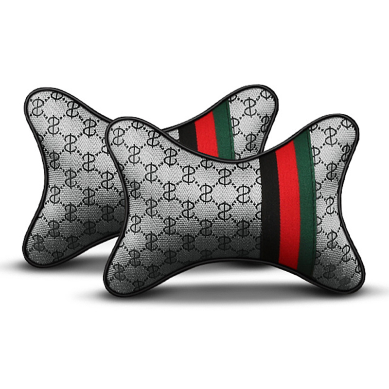 

2023 New Flax Material Rest Cushion Car neck pillows comfortable universal Auto Seat Head Headrest Breathable Pillow Rest support Pad