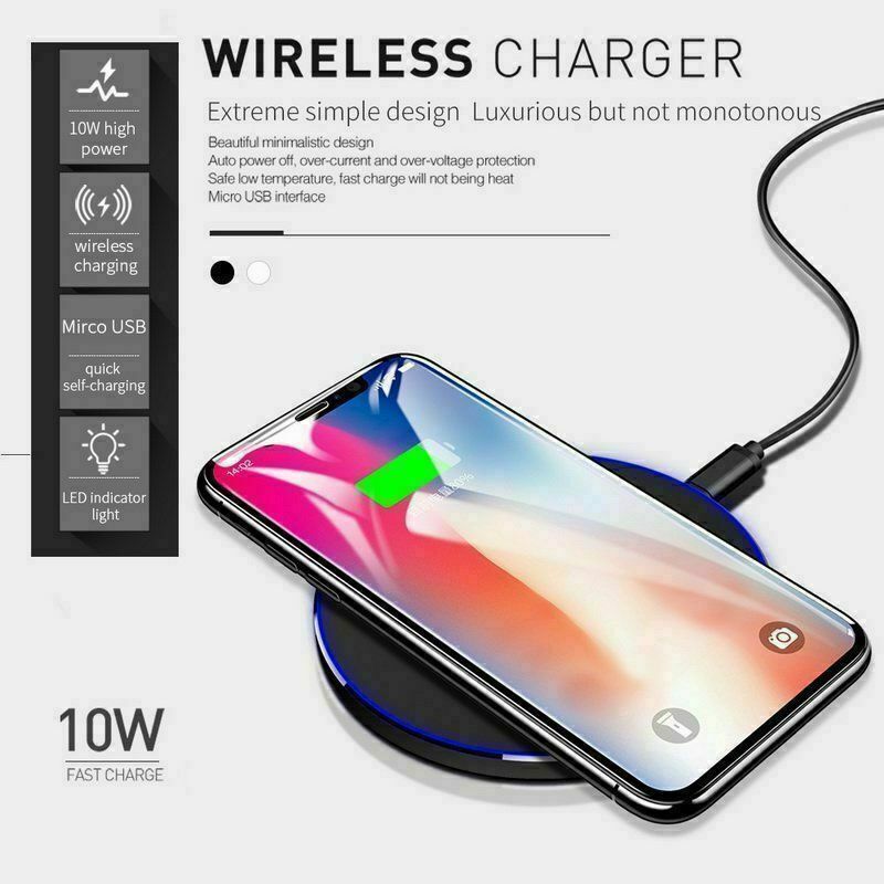 

30W Qi Wireles Charger Fors iPhone 12 11 Pro Xs Max Mini X Xr 8 Induction Fast Wireless Charging Pad For Samsung s8 s9 s10 note