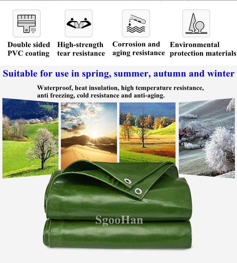 

0.6mm Oxford Cloth Tarpaulin Rainproof Outdoor Awning Waterproof Oilcloth Water Proof Sunshade Sail Dog Pet House Shelter Shade
