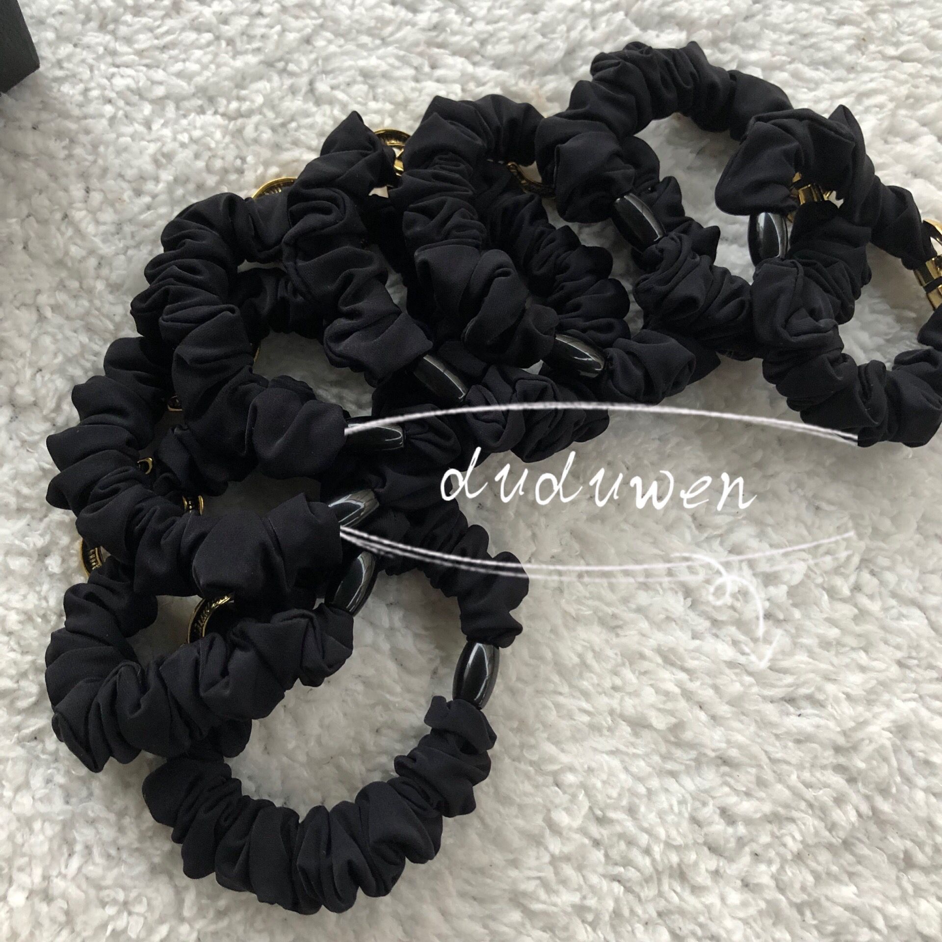 

classical design Hairtie fashion Accessories C metal mark rubber bands Hair Rope party gift, Pink