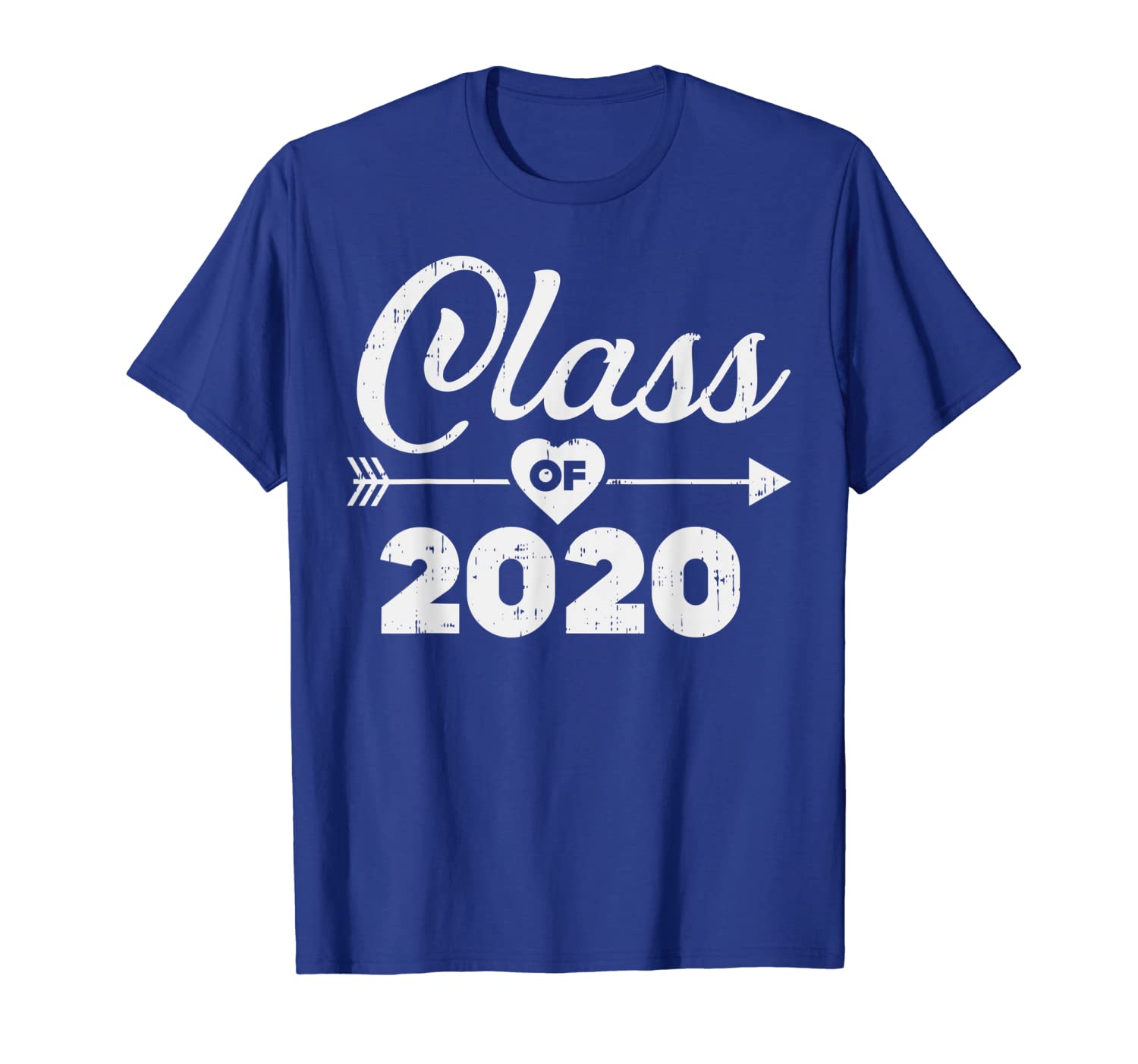 

class of 2020 heart arrow senior graduation students gift t-shirt, White;black